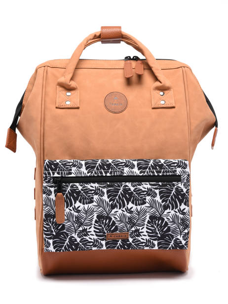 Personaliseerbare Rugzak Adventurer Medium Cabaia Bruin adventurer BAGS ander zicht 2